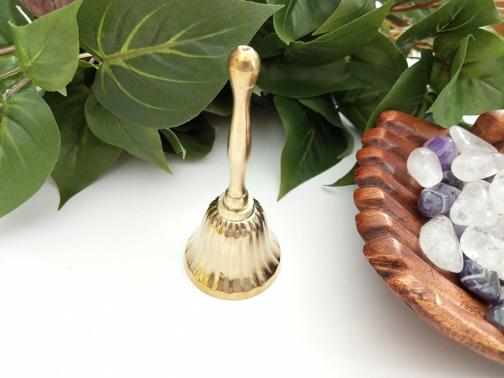 Energy Clearing Brass Bell | Altar Bell - The Spirit Den