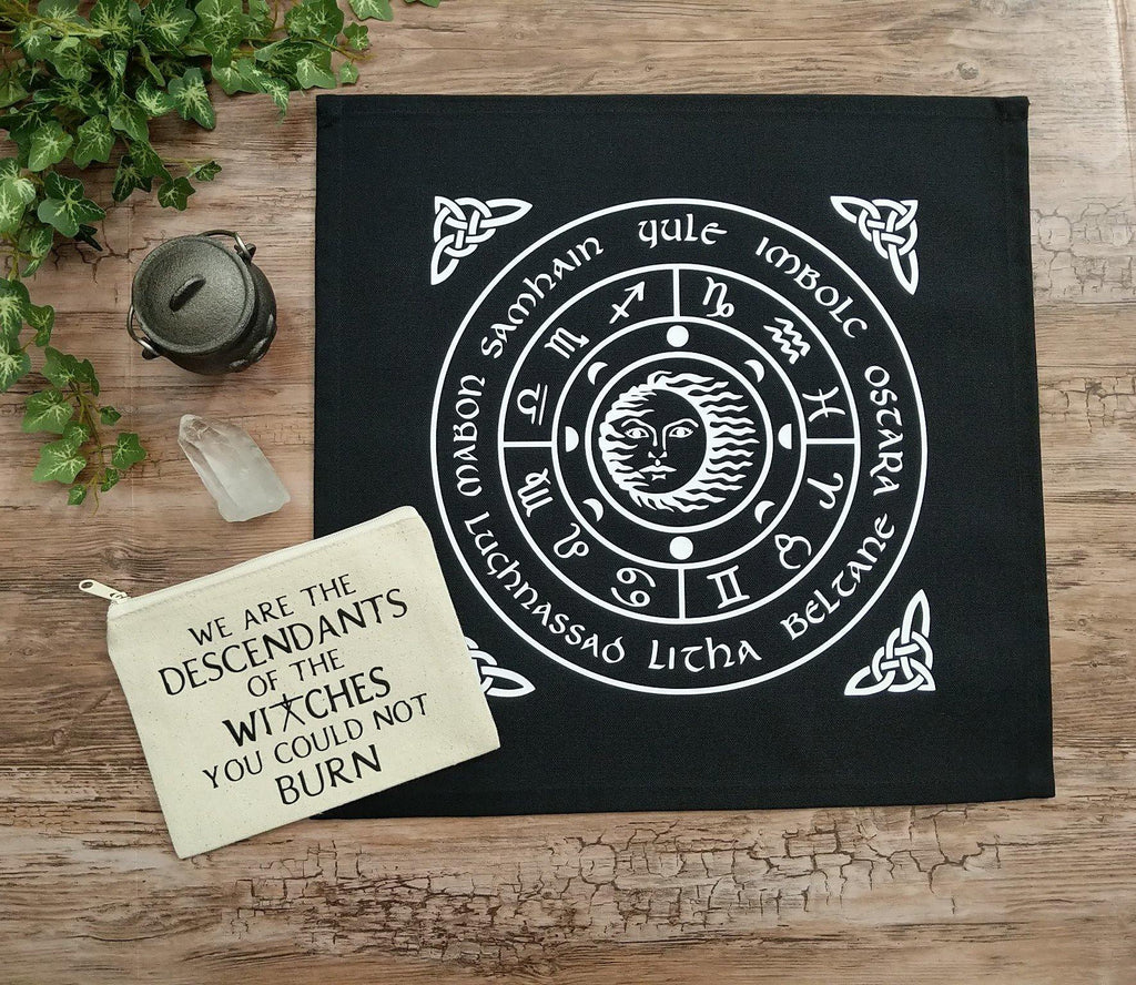 Wheel of the Year Altar Cloth - The Spirit Den