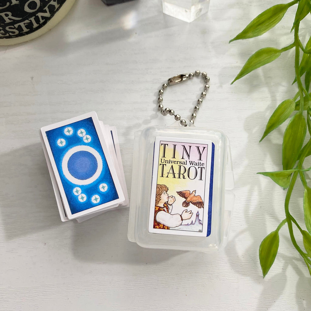 TINY Universal Waite Tarot Keychain Card Deck