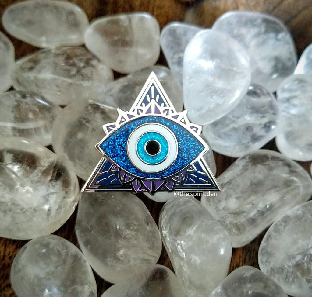 Evil Eye Enamel Pin - The Spirit Den