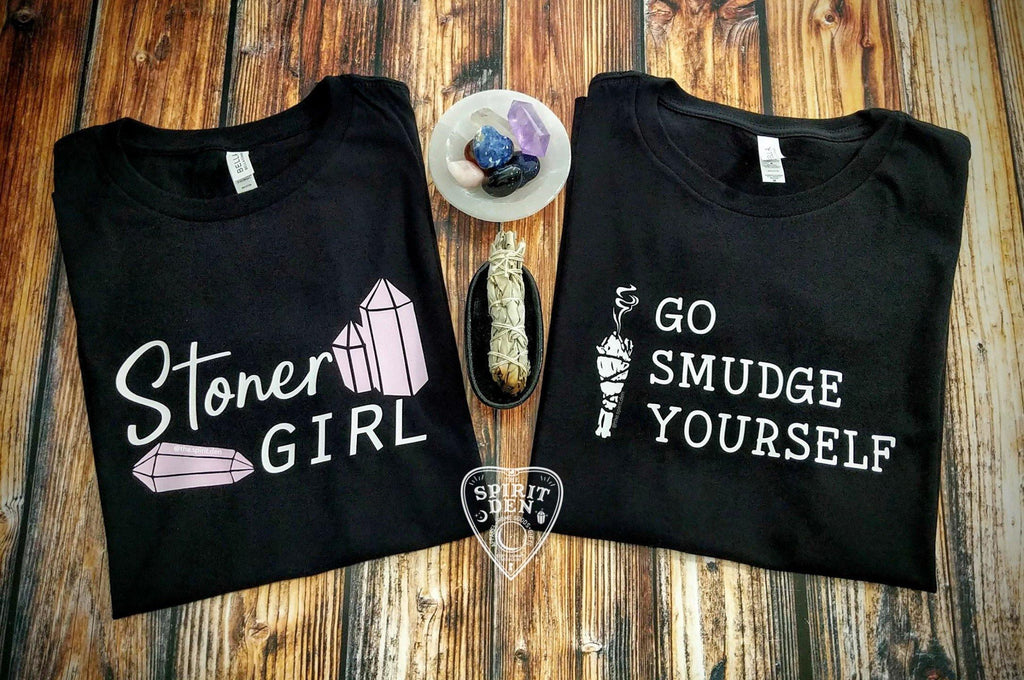 Go Smudge Yourself Sage Bundle T-Shirt Extended Sizes - The Spirit Den
