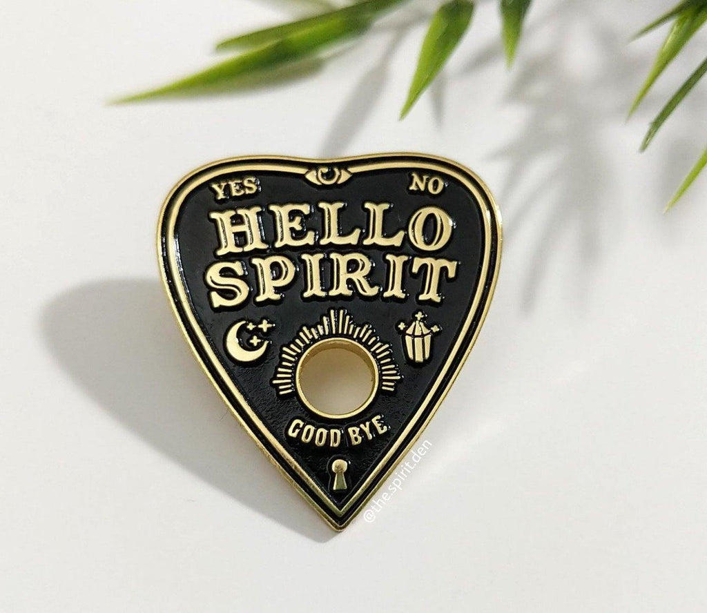 Planchette Hello Spirit Enamel Pin - The Spirit Den
