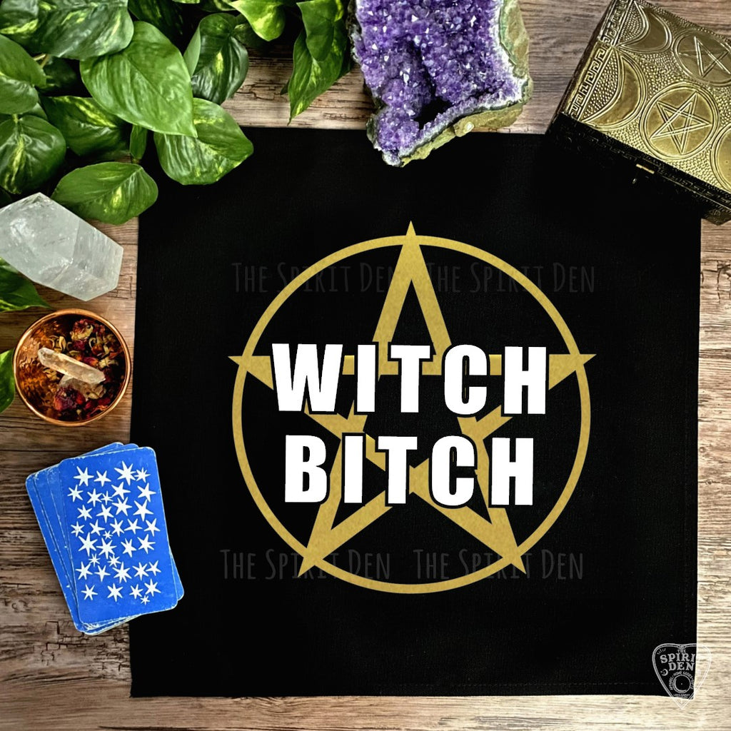 Witch Bitch Altar Cloth
