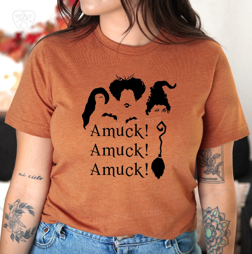 Amuck Amuck Amuck Hocus Pocus Orange Unisex T-shirt