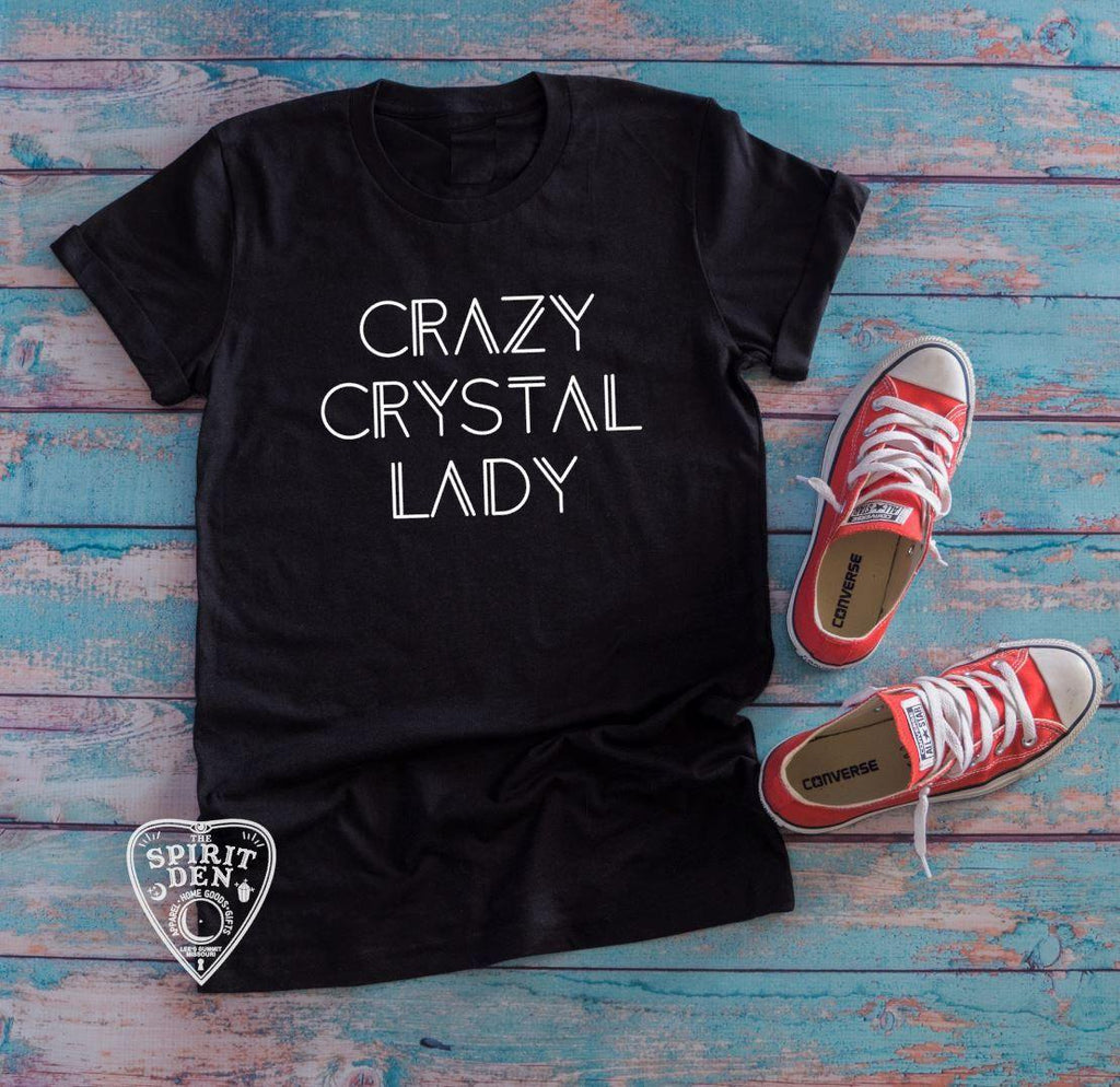 Crazy Crystal Lady T-Shirt - The Spirit Den