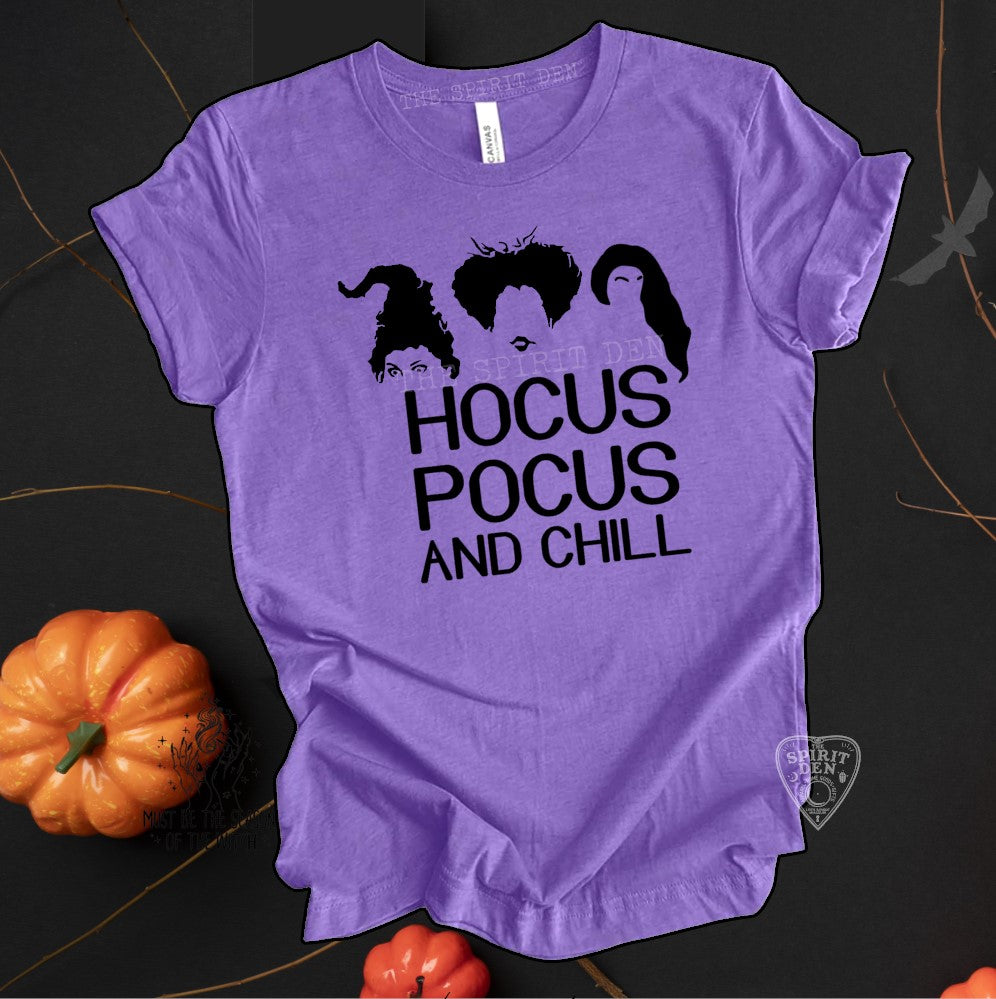 Hocus Pocus And Chill Purple Unisex T-shirt