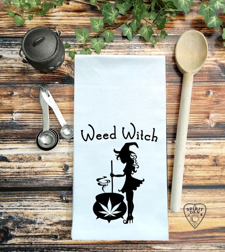 Weed Witch Flour Sack Towel 