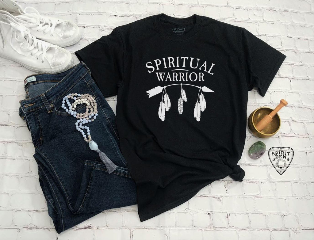 Spiritual Warrior T-Shirt Extended Sizes - The Spirit Den