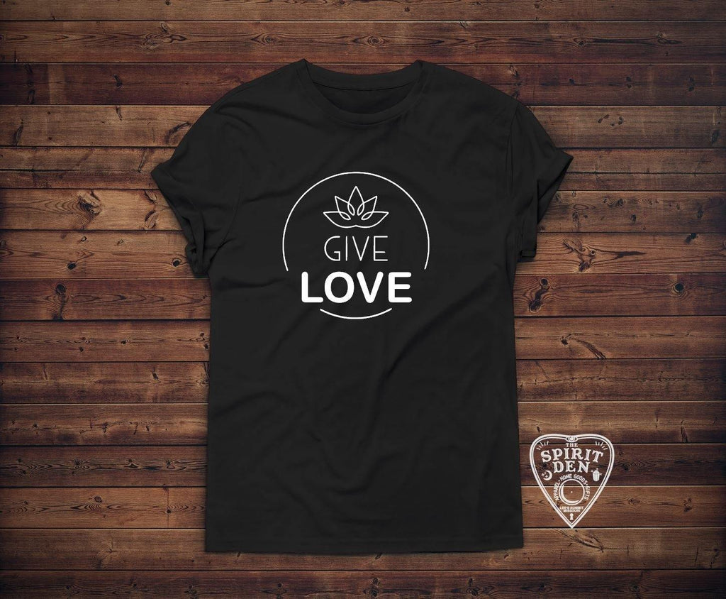 Give Love Lotus T-Shirt - The Spirit Den