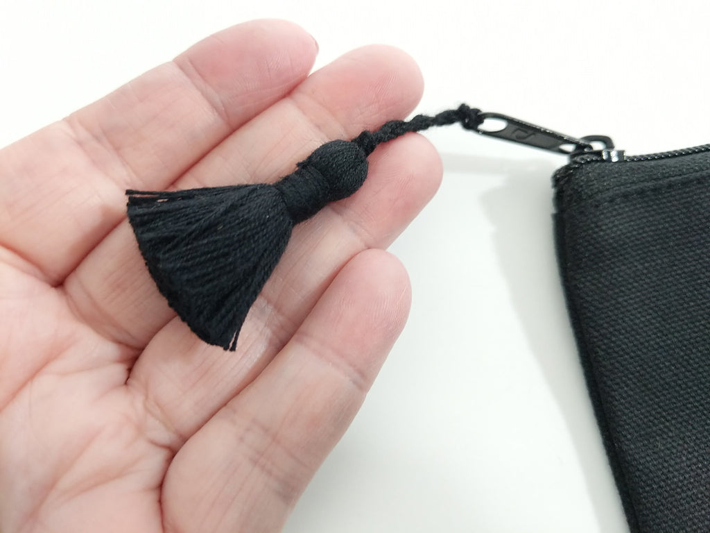 Stoner Crystals Black Zipper Bag 