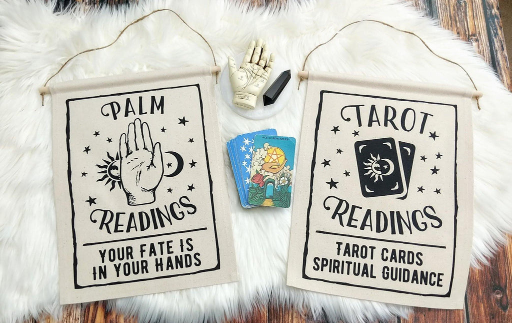 Tarot Readings Tarot Cards Spiritual Guidance Canvas Wall Banner 