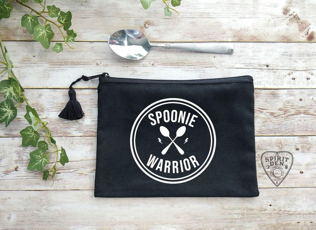 Spoonie Warrior Canvas Zipper Bag 