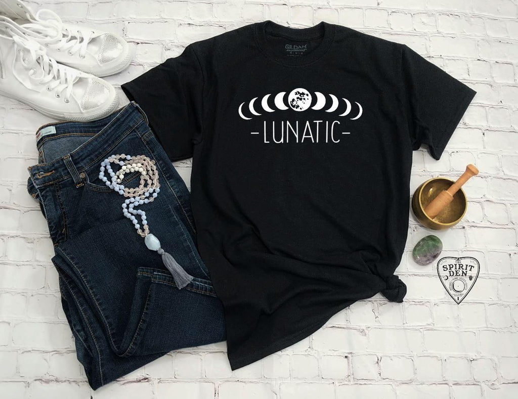 Moon Phase Lunatic T-Shirt - The Spirit Den