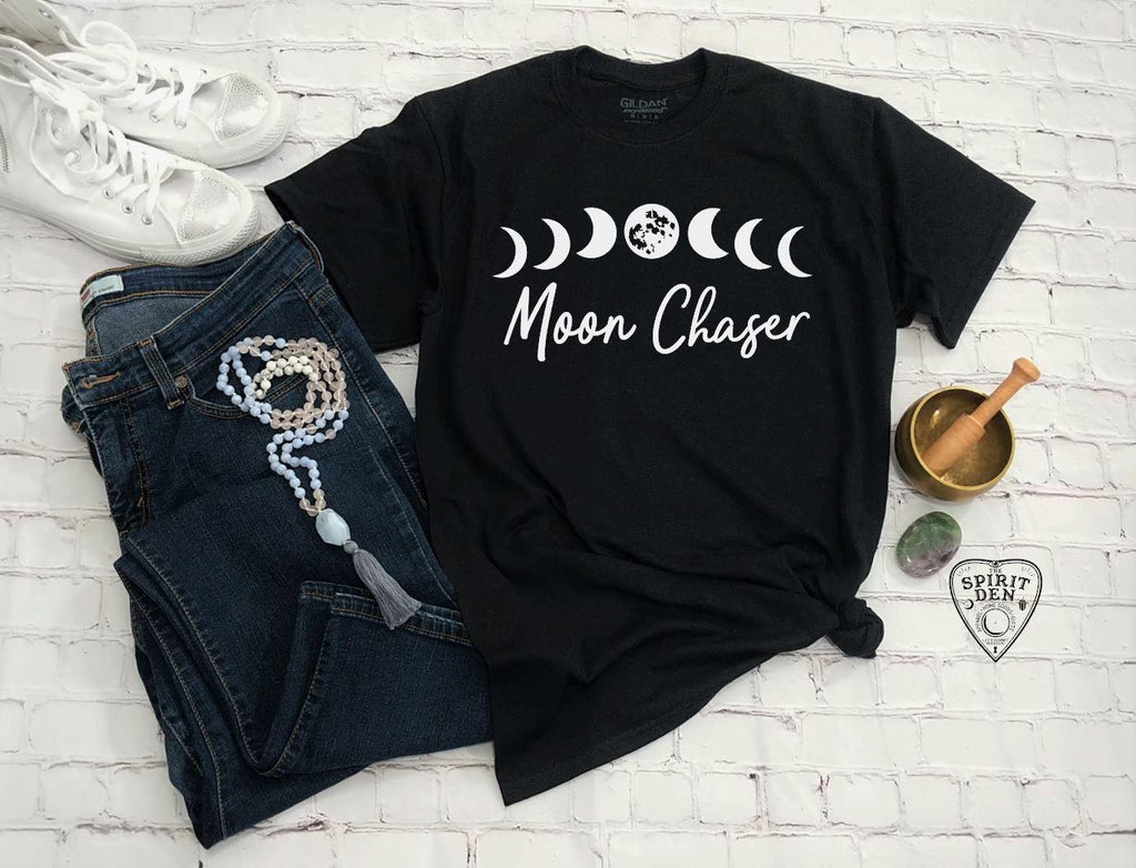 Moon Chaser Moon Phases T-Shirt - The Spirit Den