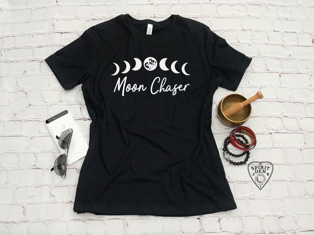 Moon Chaser Moon Phases T-Shirt - The Spirit Den