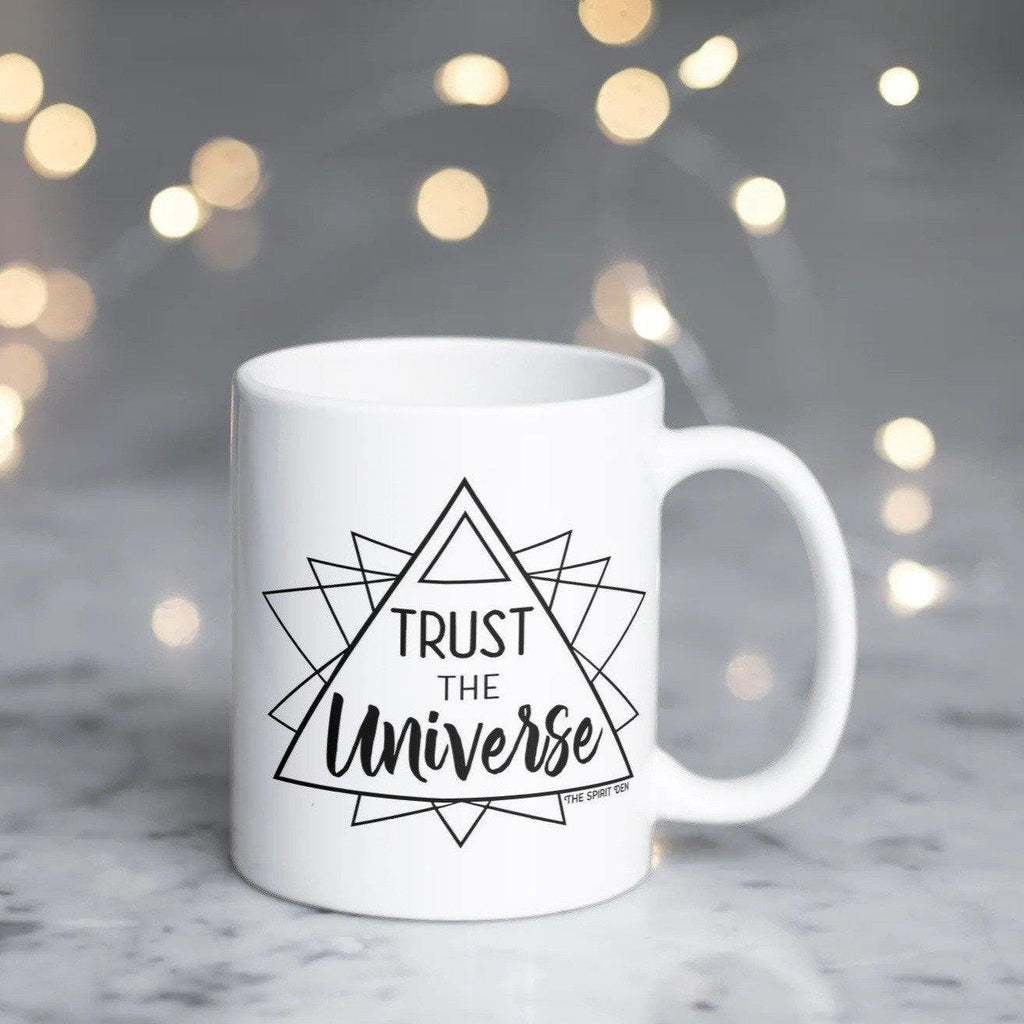 Trust The Universe White Mug - The Spirit Den