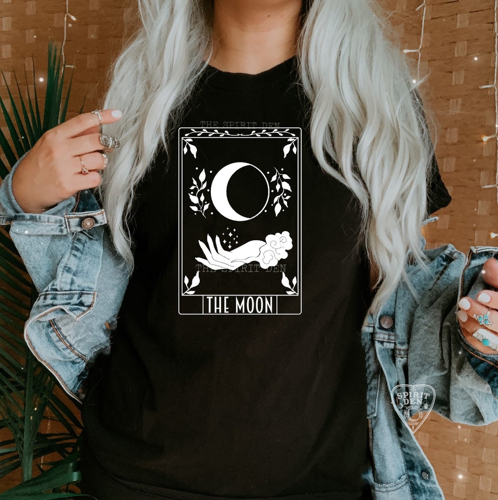 The Moon Tarot Card T-Shirt