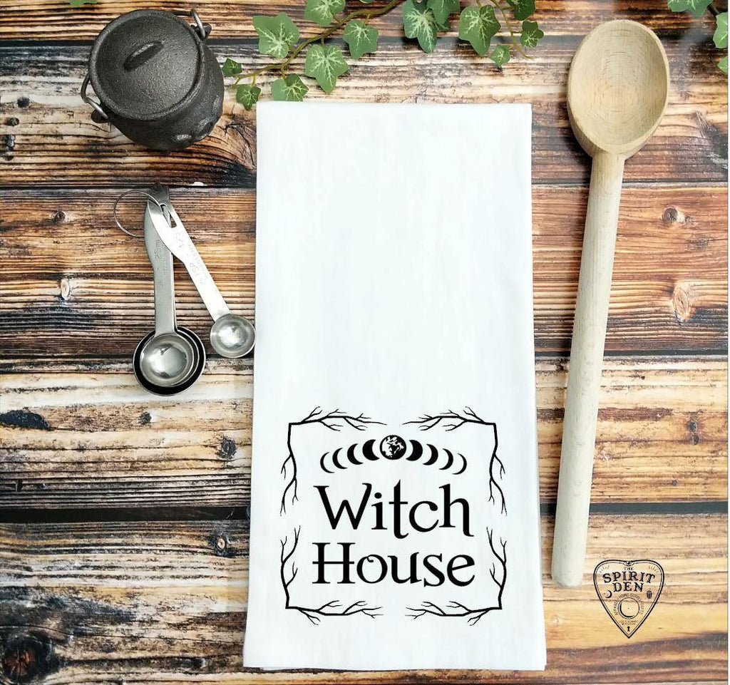 Witch House Flour Sack Towel - The Spirit Den