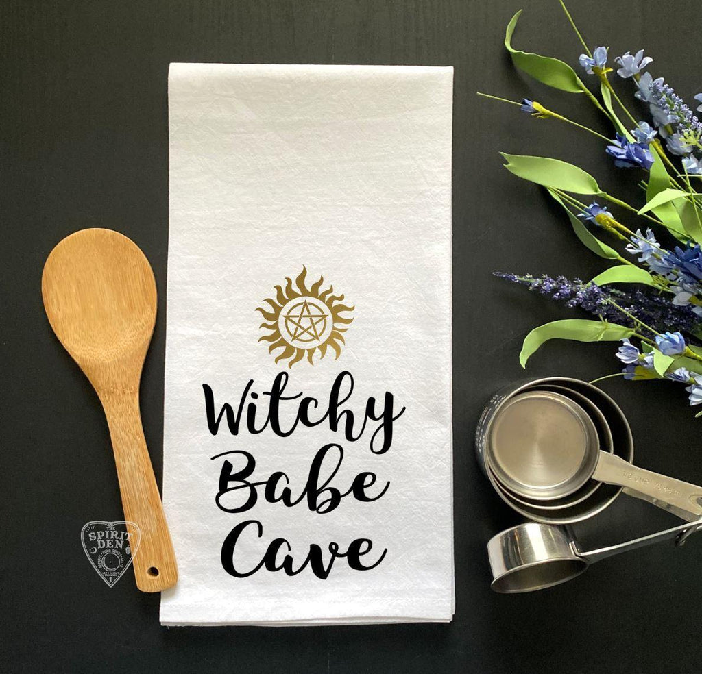 Witchy Babe Cave Flour Sack Towel - The Spirit Den
