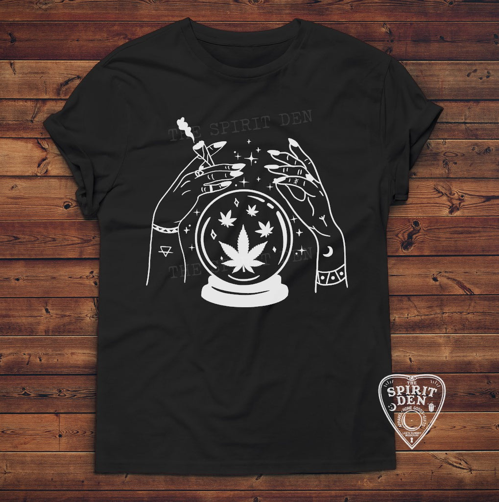 Cannabis In My Future Crystal Ball T-Shirt