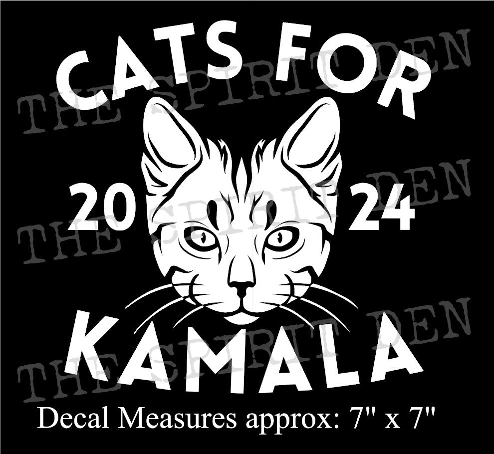 Cats For Kamala 2024 Decal