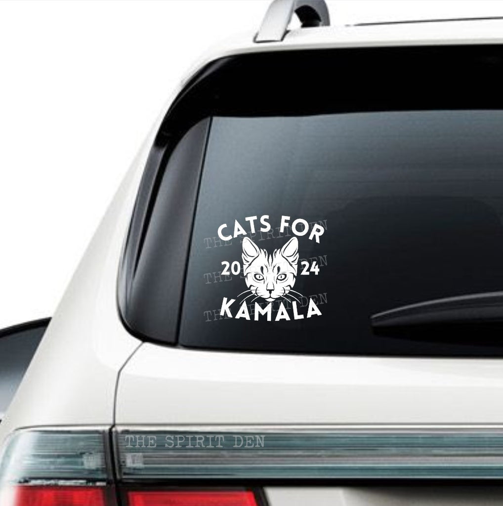 Cats For Kamala 2024 Decal