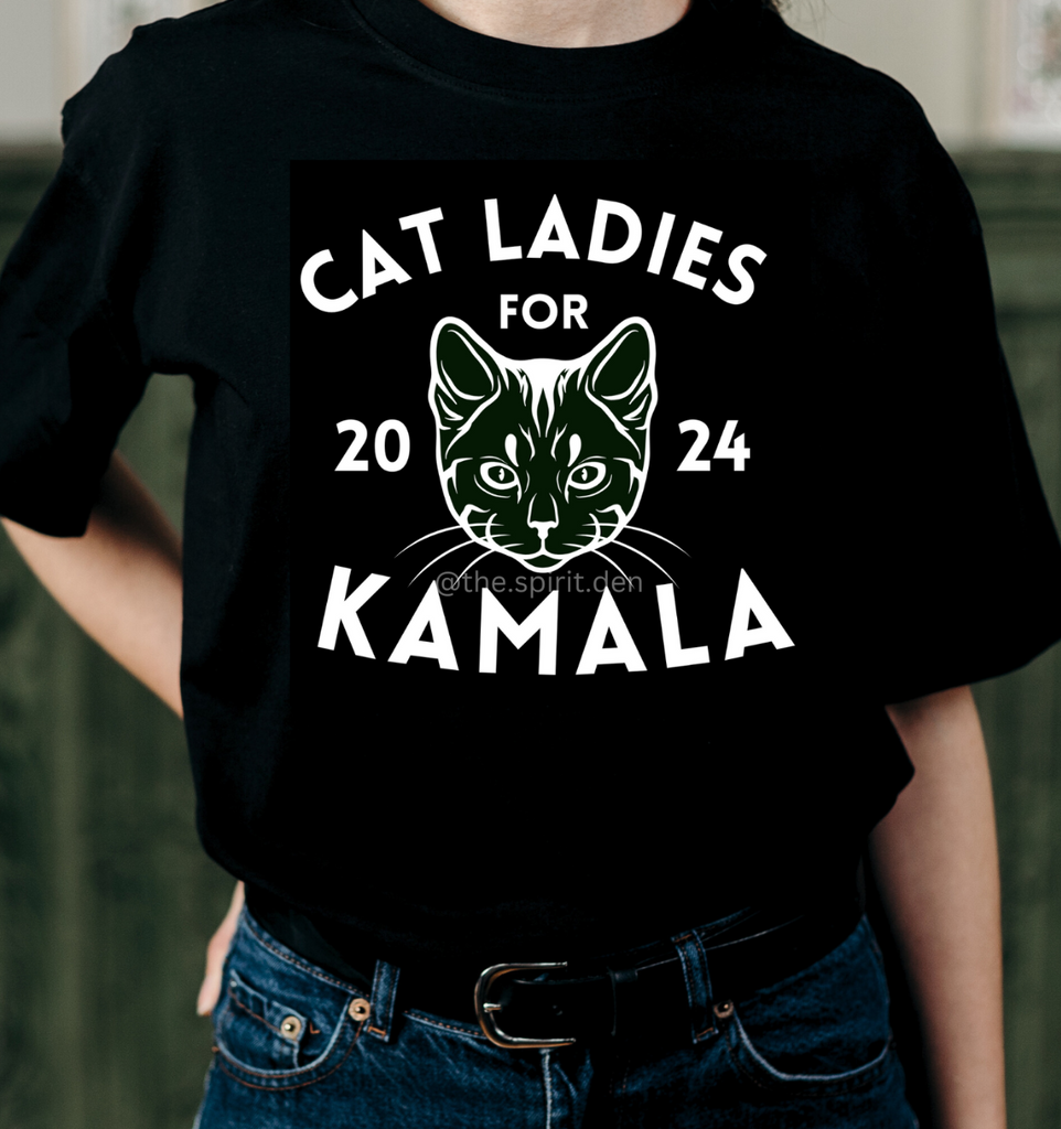 Cat Ladies For Kamala 2024 T- Shirt