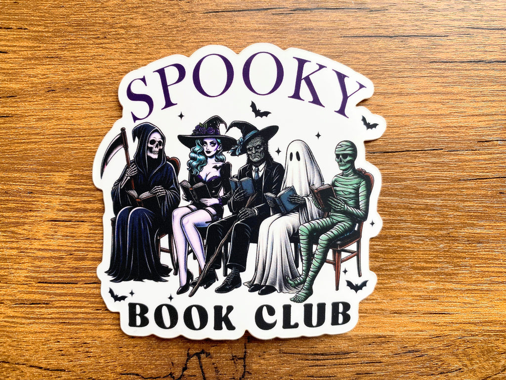 Spooky Book Club Sticker