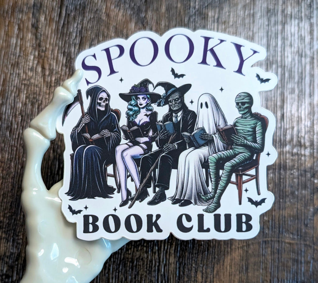 Spooky Book Club Sticker