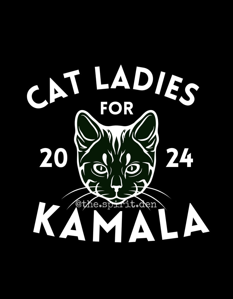 Cat Ladies For Kamala 2024 T- Shirt