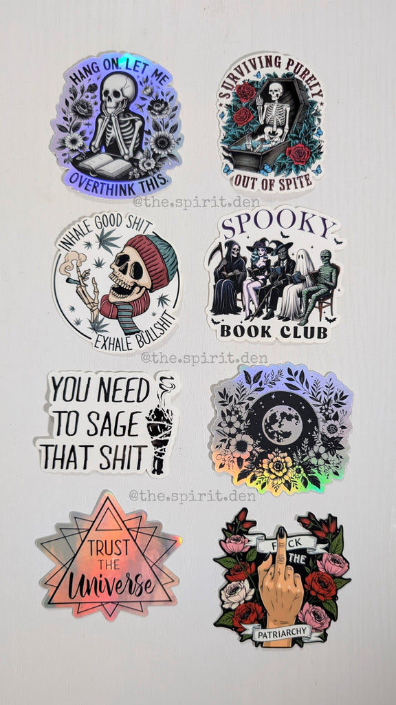 Spooky Book Club Sticker