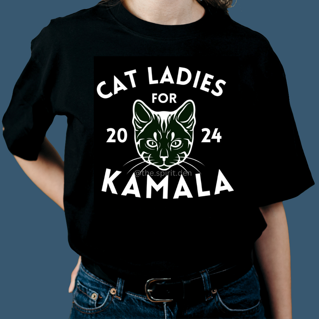 Cat Ladies For Kamala 2024 T- Shirt