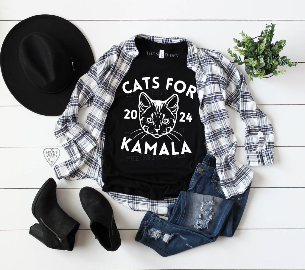 Cats For Kamala 2024 T- Shirt