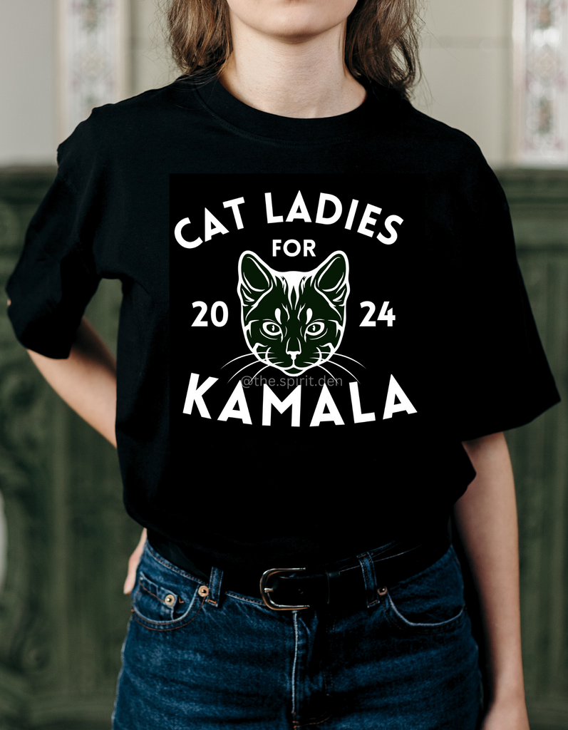 Cat Ladies For Kamala 2024 T- Shirt