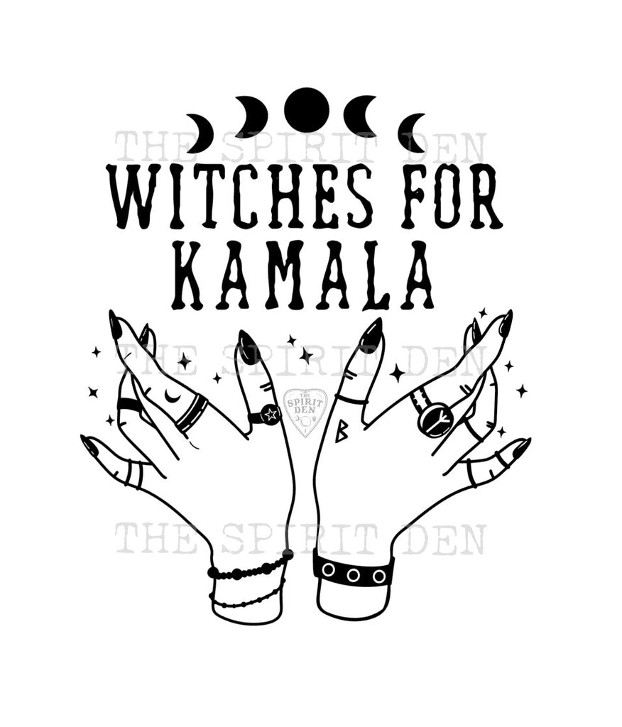 Witches For Kamala White T-Shirt