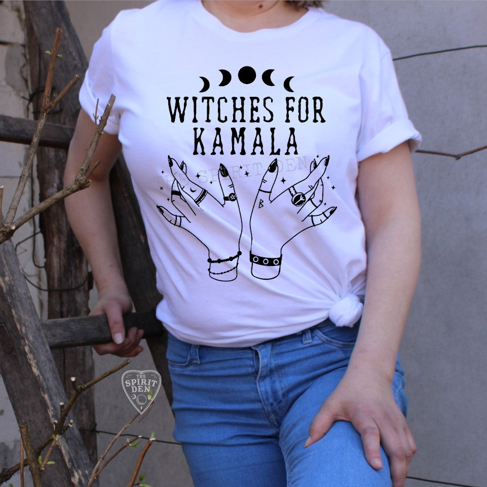 Witches For Kamala White T-Shirt