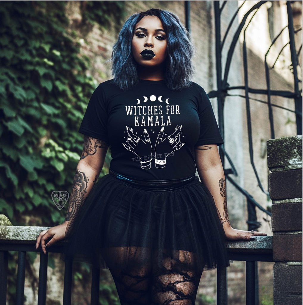 Witches For Kamala T-Shirt Extended Sizes