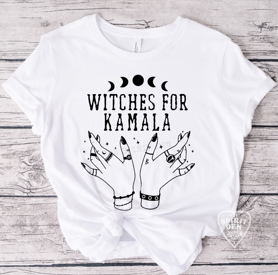 Witches For Kamala White T-Shirt