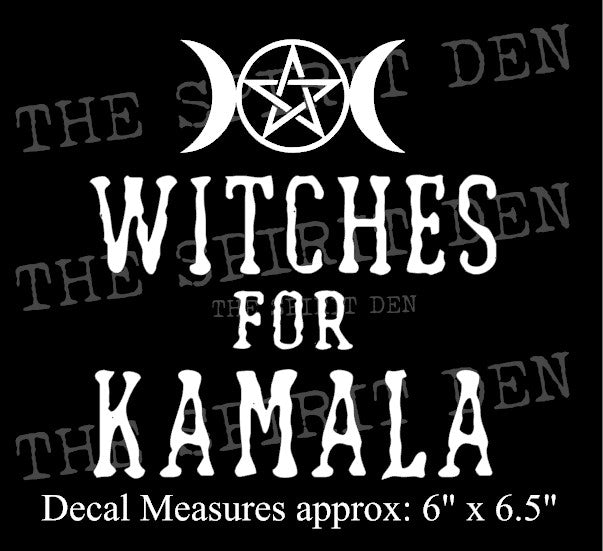 Witches For Kamala 2024 Decal