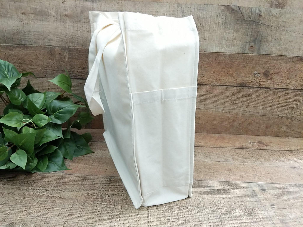 Contains Magic Quartz Crystal Cotton Canvas Market Tote Bag - The Spirit Den
