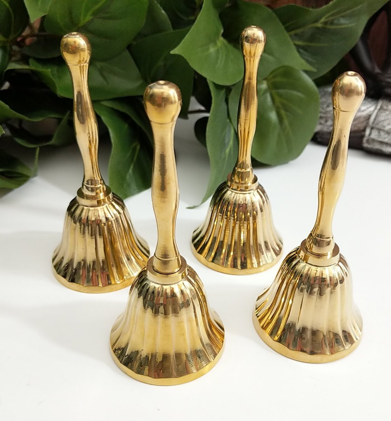 Buy a Two-Toned Brass Altar Bell - Small - Plentiful Earth