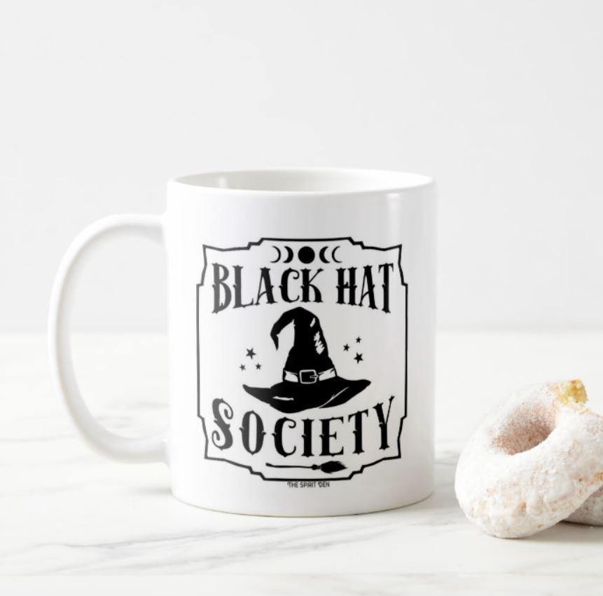 Black Hat Society Mug - The Spirit Den