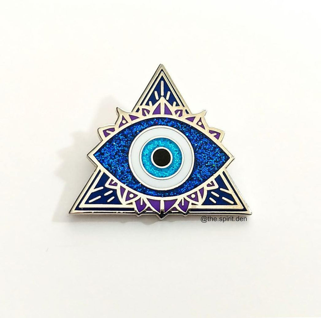 Evil Eye Enamel Pin - The Spirit Den