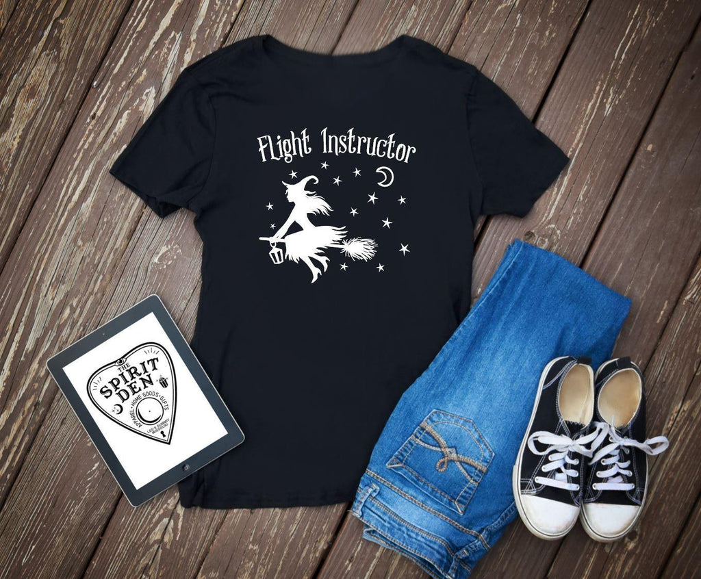 Flight Instructor Witch T-Shirt - The Spirit Den
