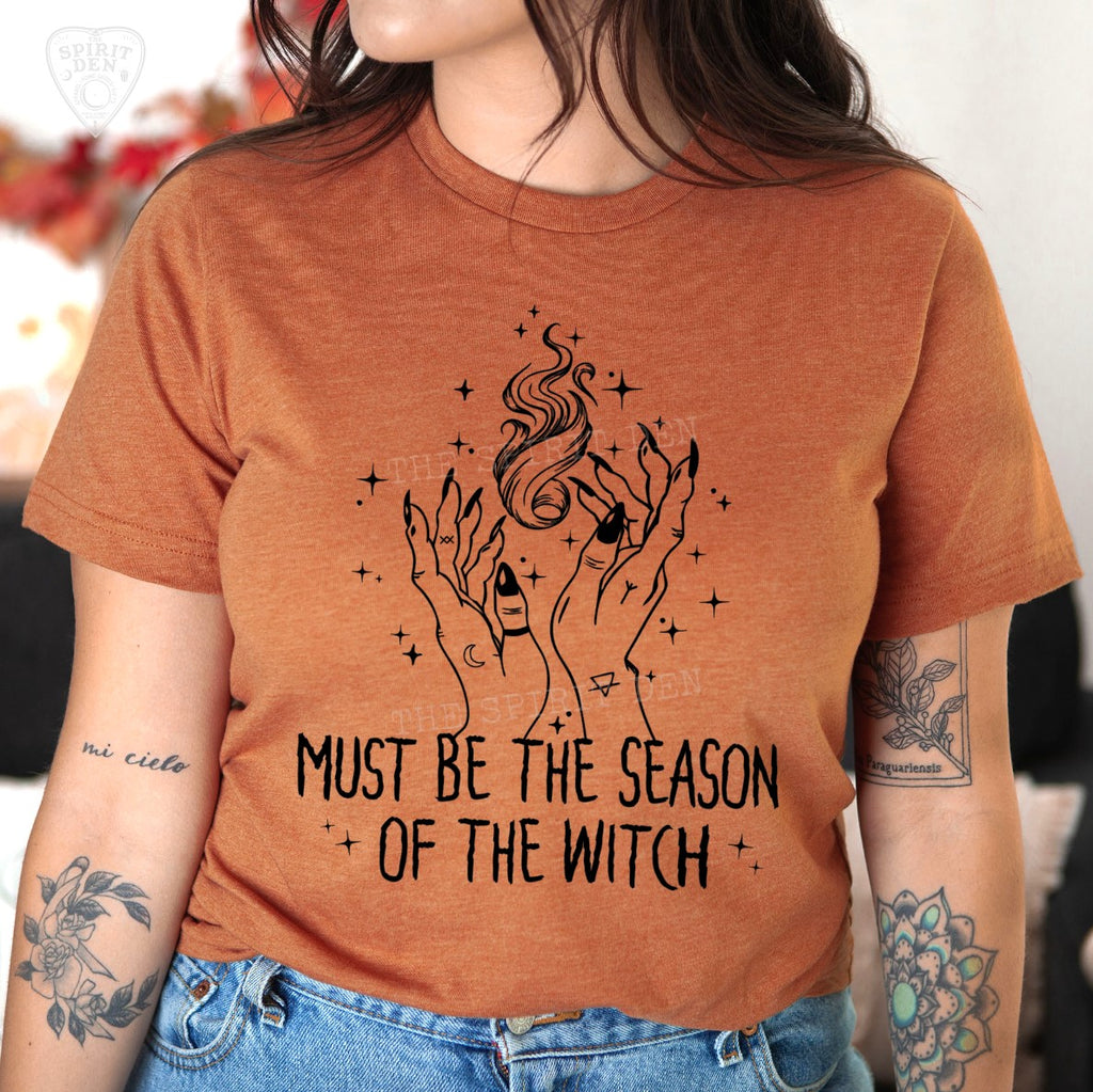 Must Be The Season Of The Witch Orange Unisex T-shirt