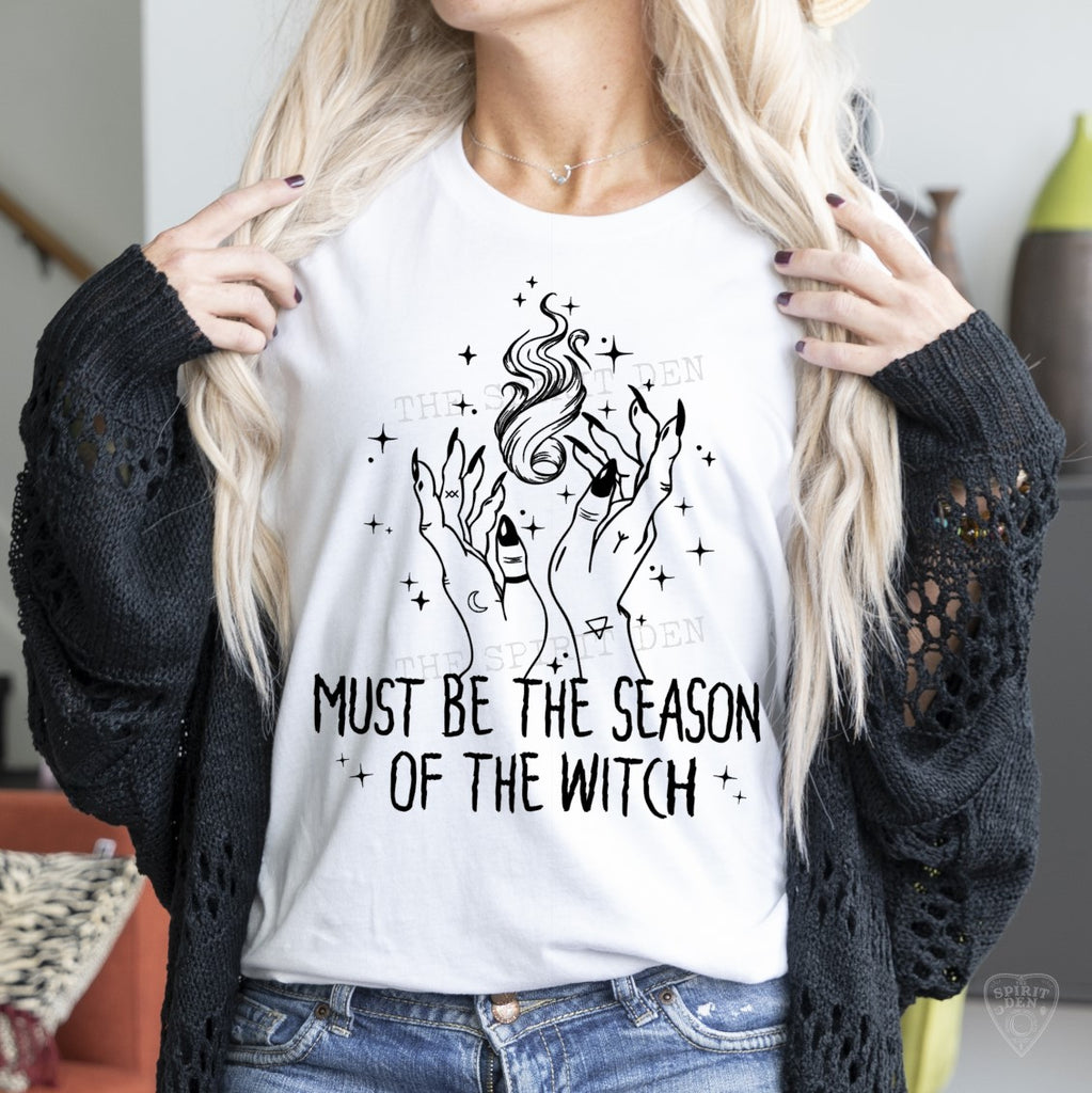 Must Be The Season Of The Witch White Unisex T-shirt