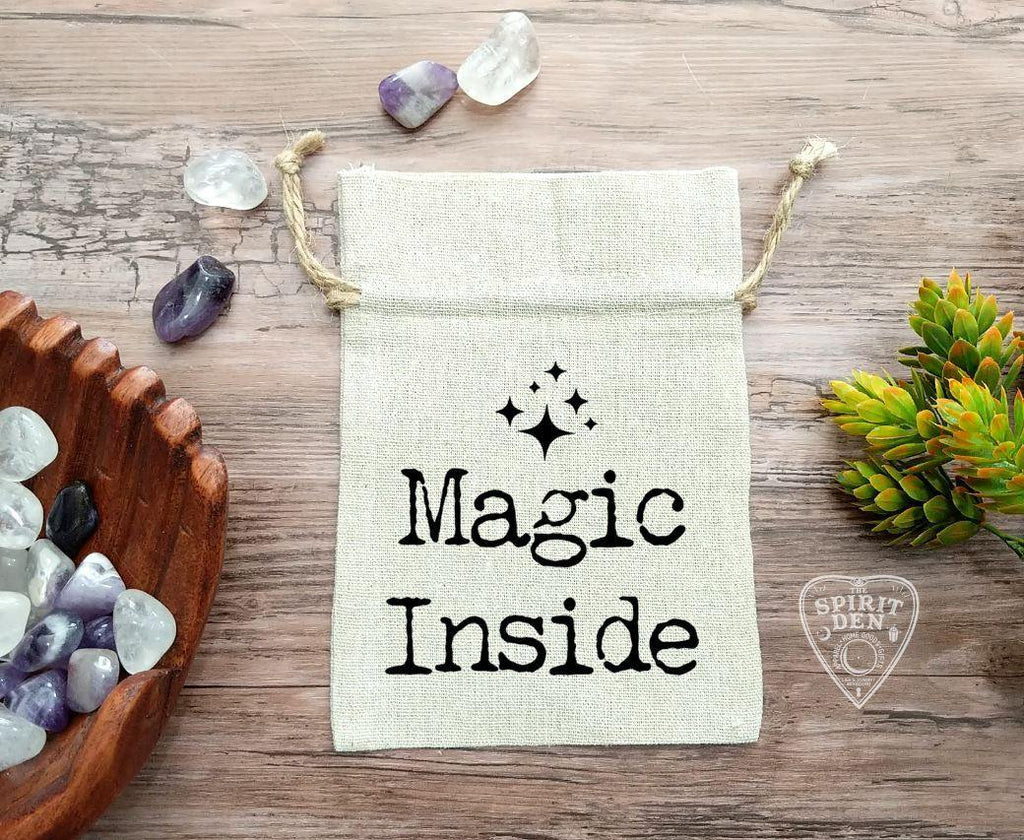 Magic Inside Cotton Linen Deck Bag - The Spirit Den
