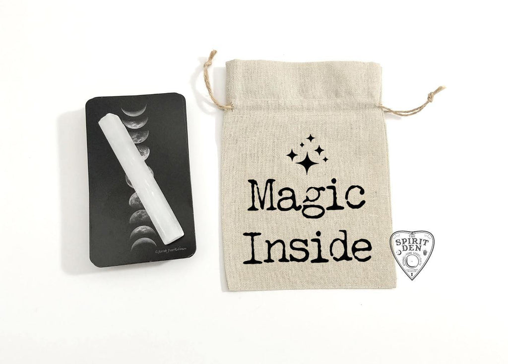 Magic Inside Cotton Linen Deck Bag - The Spirit Den