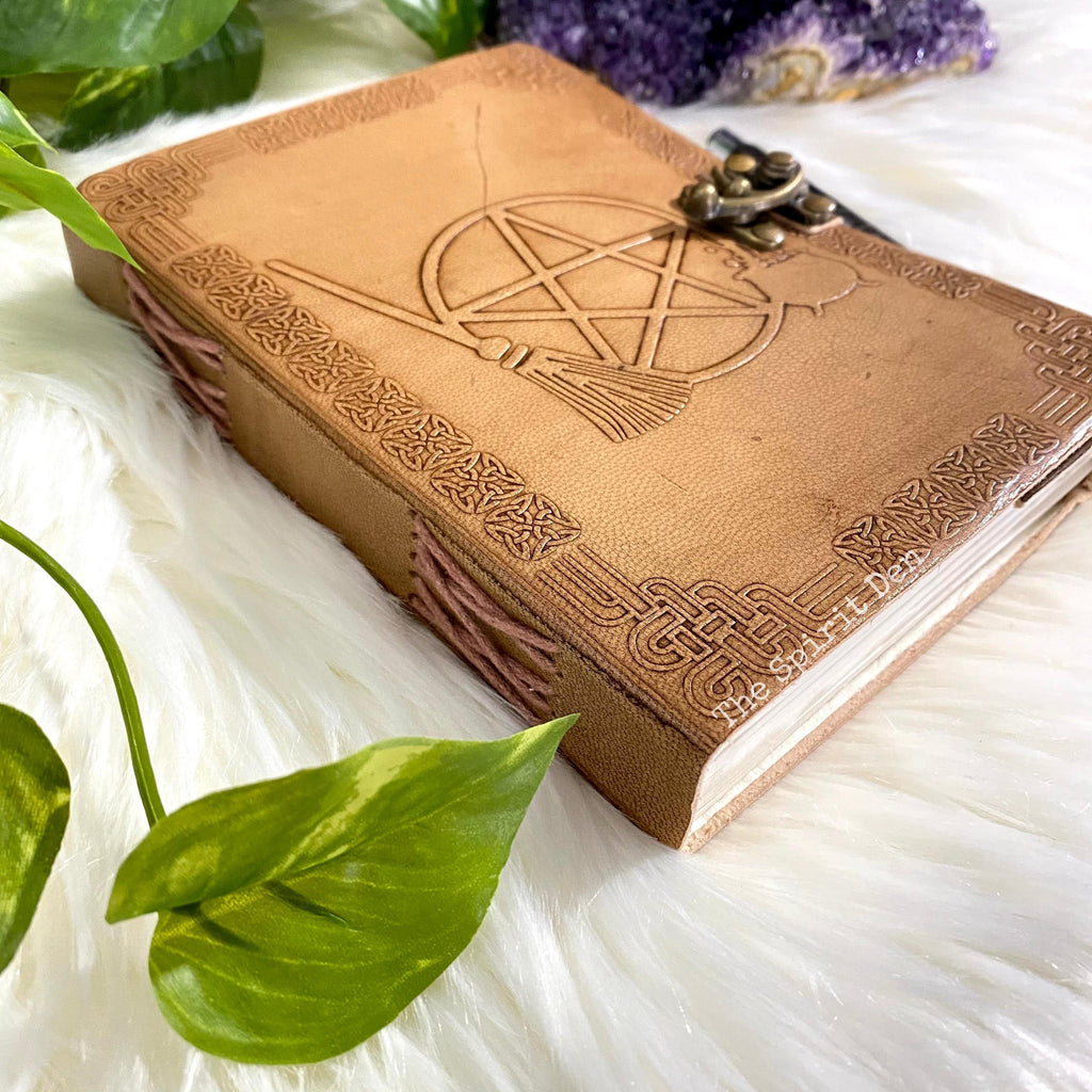 Pentacle Magick Leather Journal - The Spirit Den