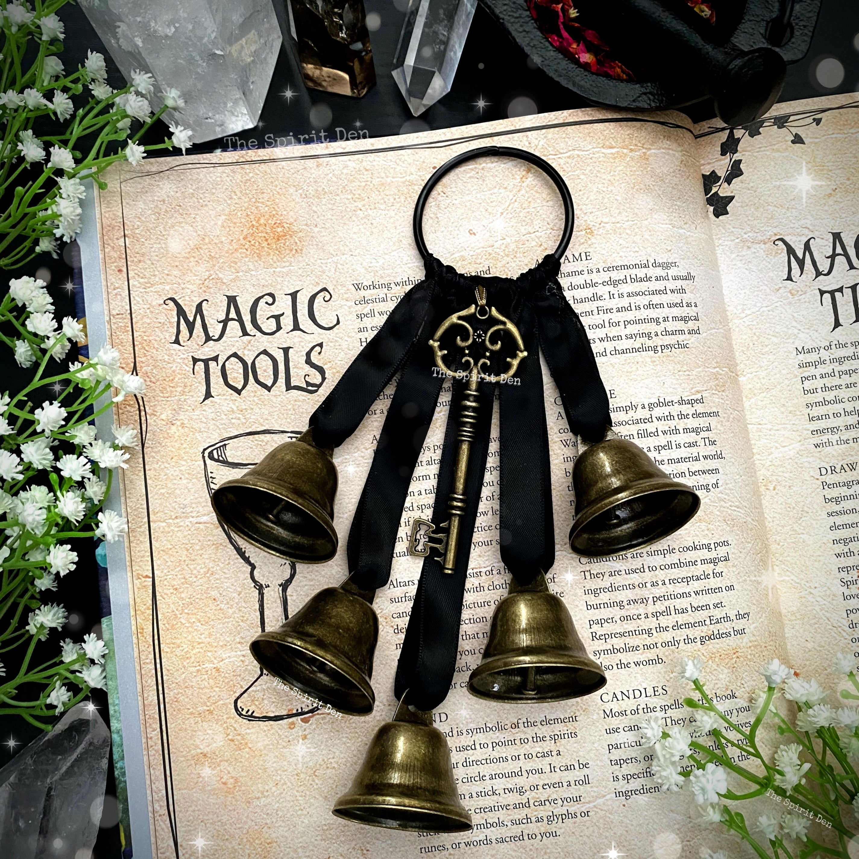 Witches Bells Keychain, Home Protection, New Home Gift, Gift for A